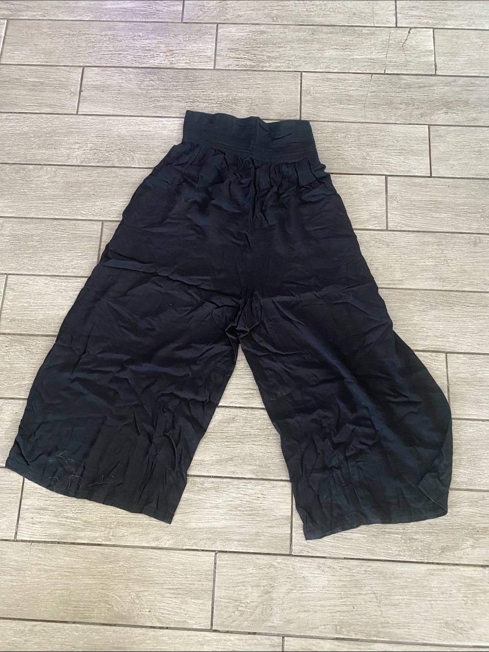 Trashy Diva Black Wide Leg Pull-On Pants